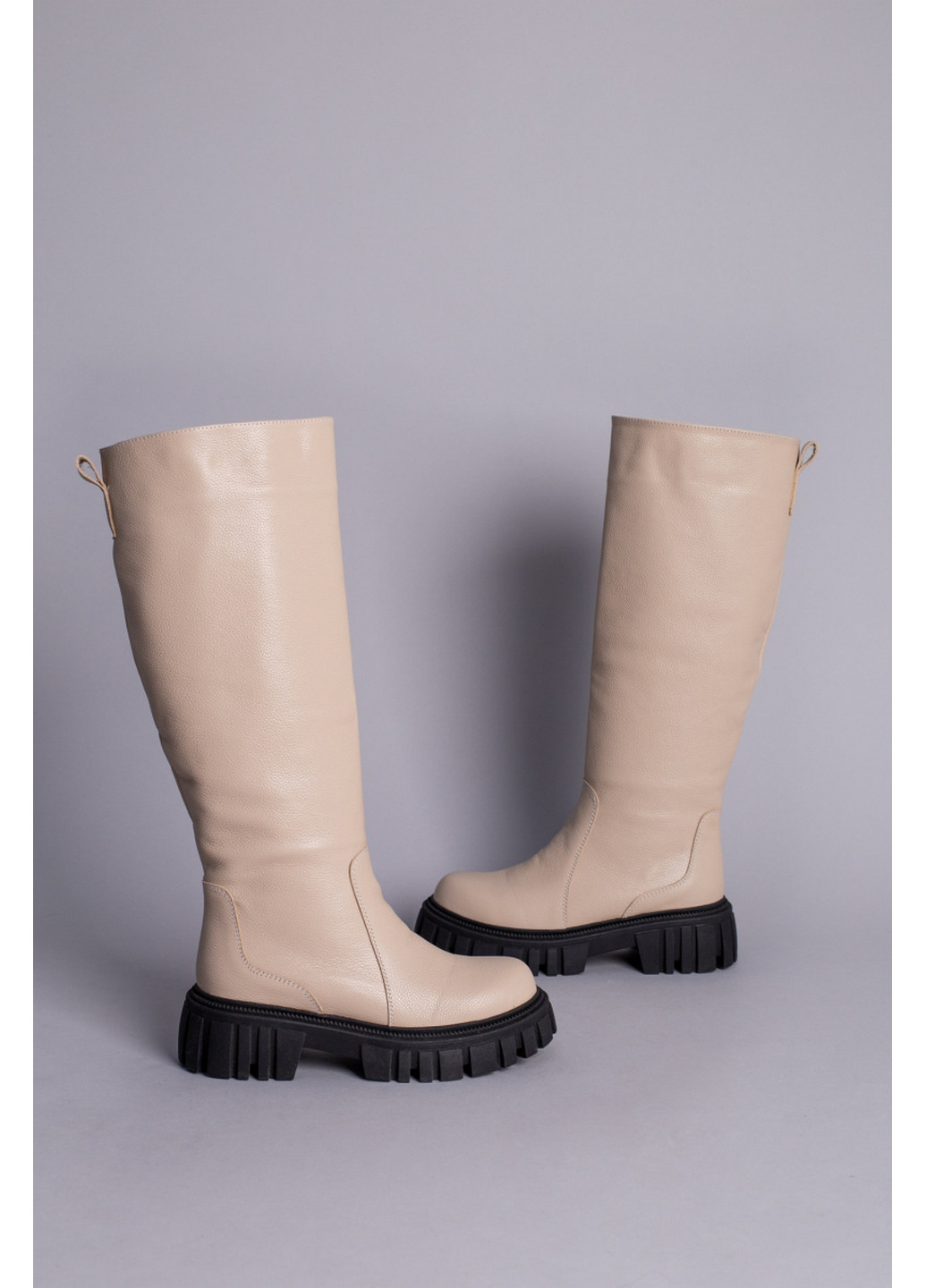 Жіночі шкіряні чоботи-труби 36 VZUTIK (262374945)