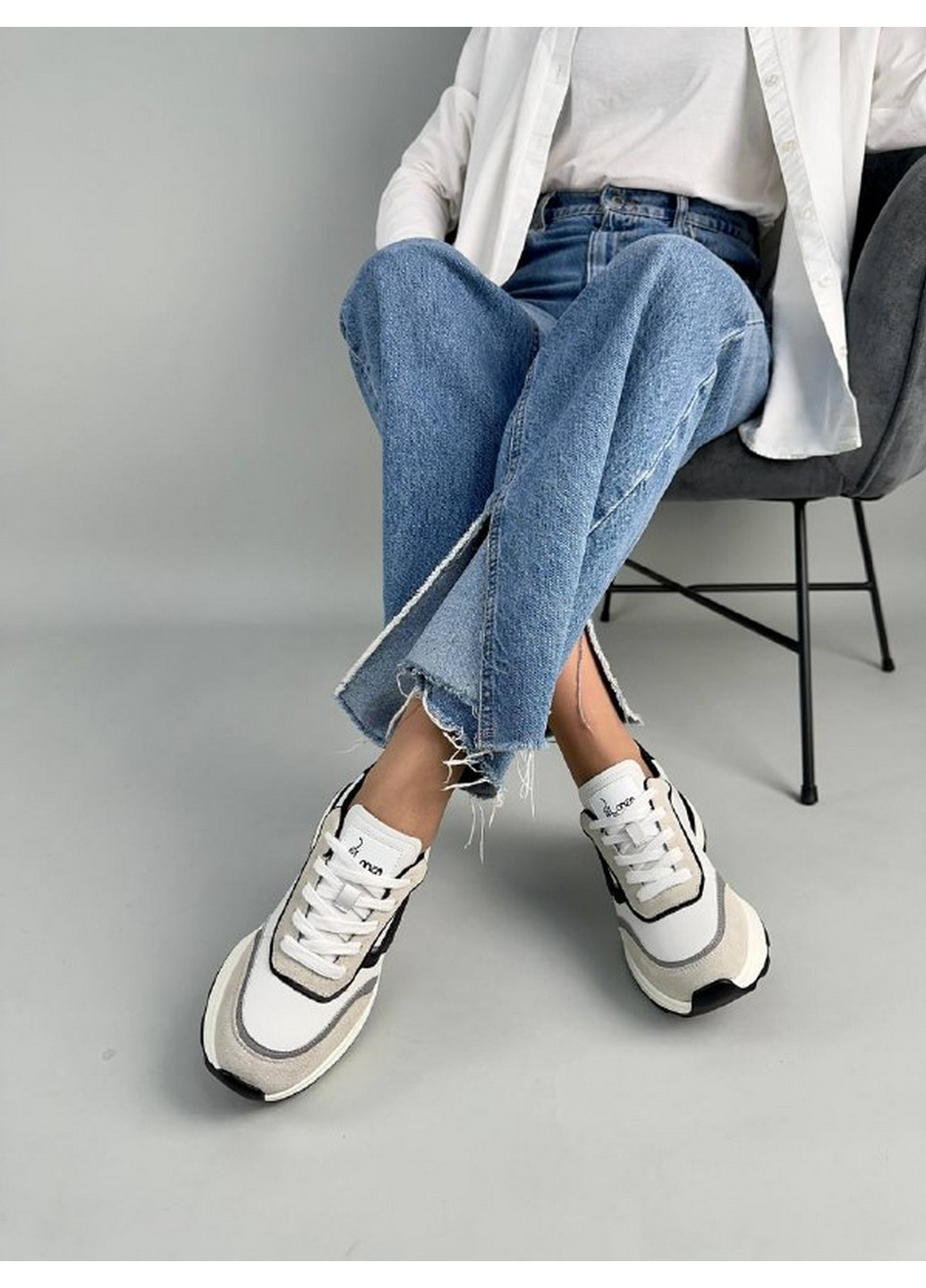 Женские кожаные кроссовки 40 VZUTIK белые демисезоны (262374798)