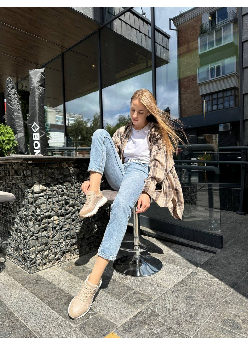 Женские кожаные кроссовки 41 VZUTIK бежевые демисезоны (262375243)