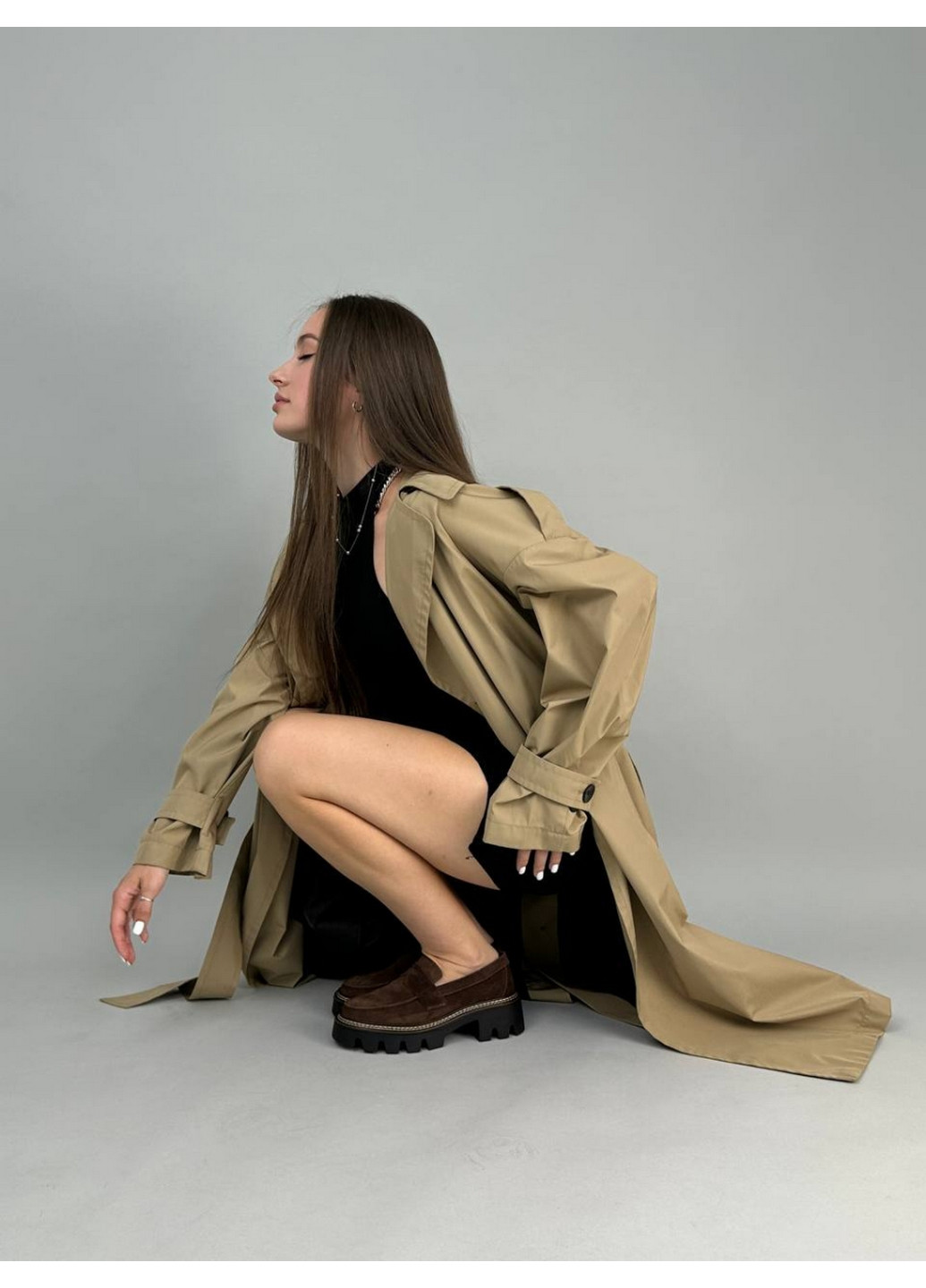 VZUTIK Женские замшевые лоферы 36 коричневый з натуральная замша, украина — демисезон (262378157)