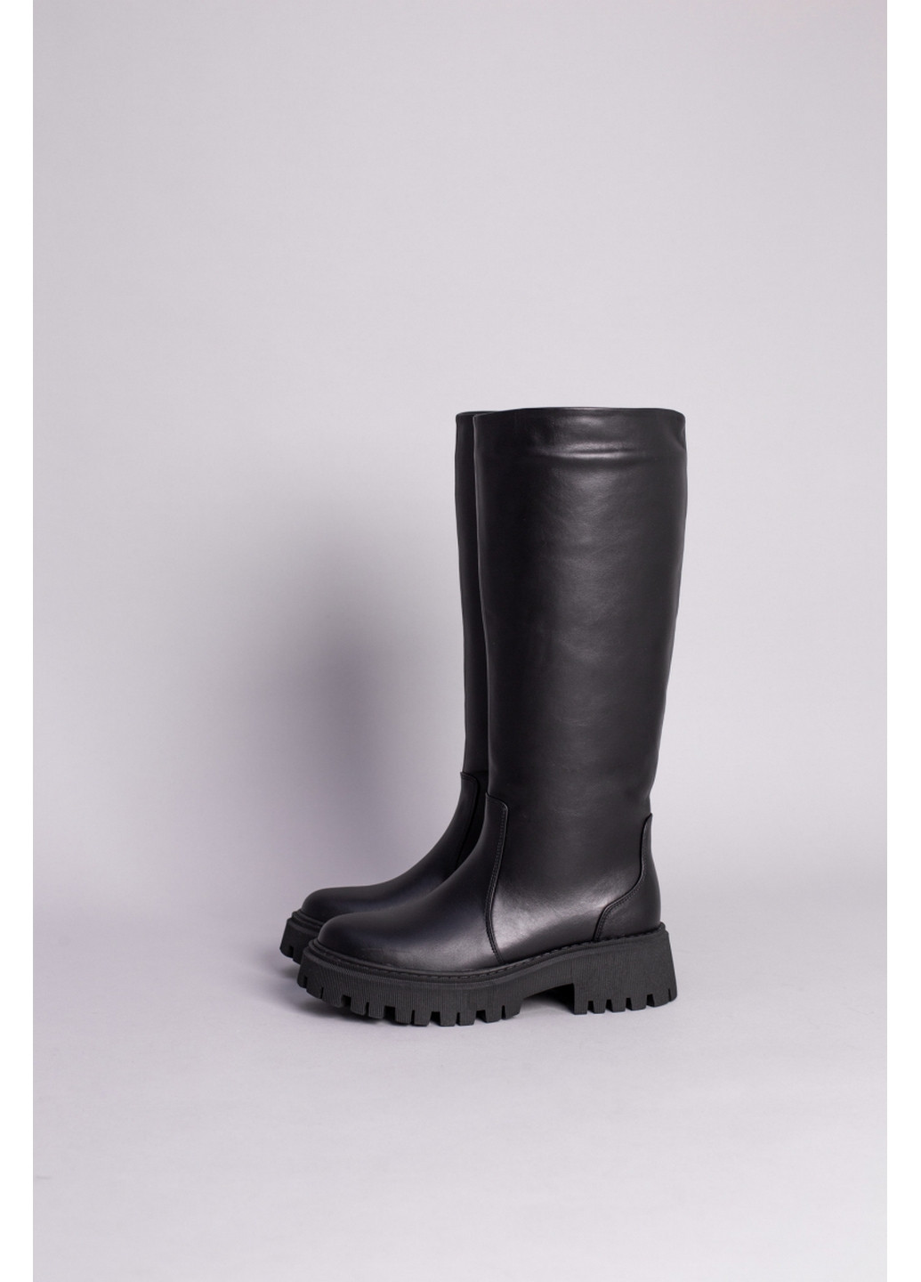 Жіночі шкіряні чоботи-труби 40 VZUTIK (262378376)