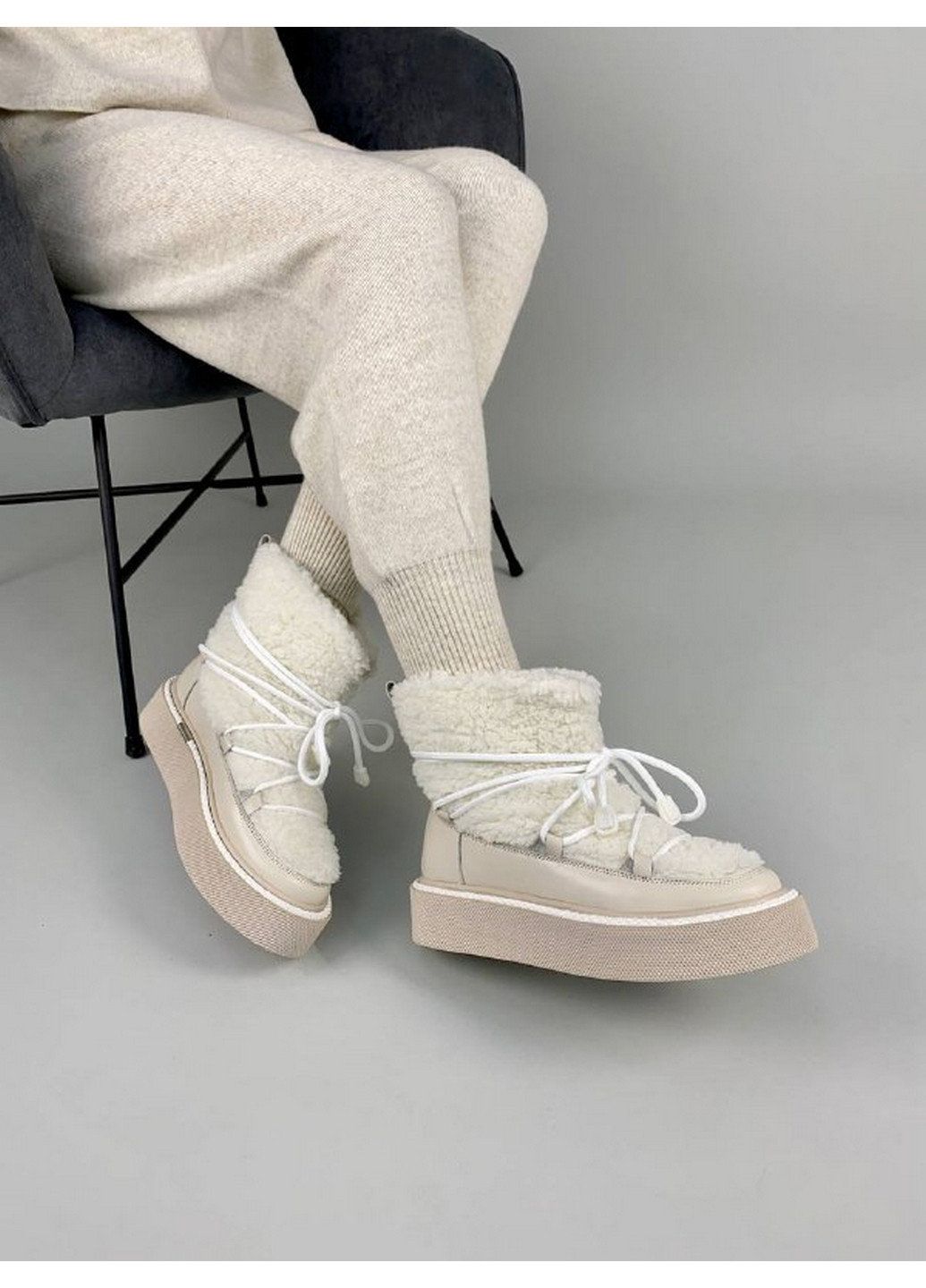 Женские кожаные угги 36 VZUTIK (262377177)