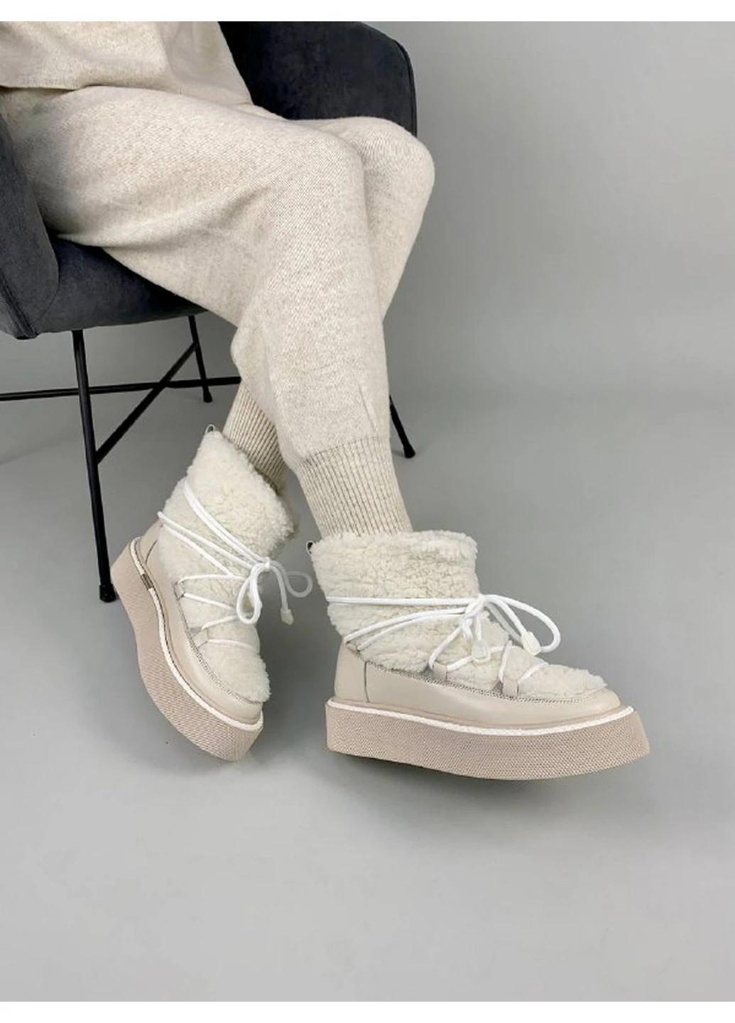 Женские кожаные угги 37 VZUTIK (262377360)
