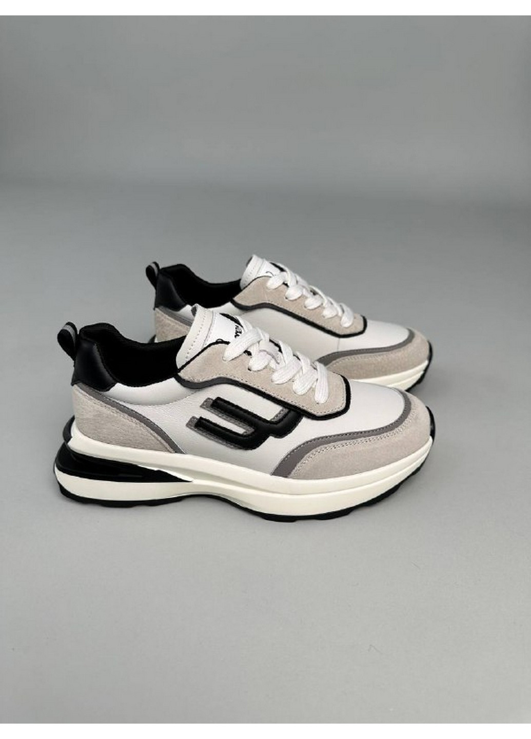 Женские кожаные кроссовки 40 VZUTIK белые демисезоны (262376478)