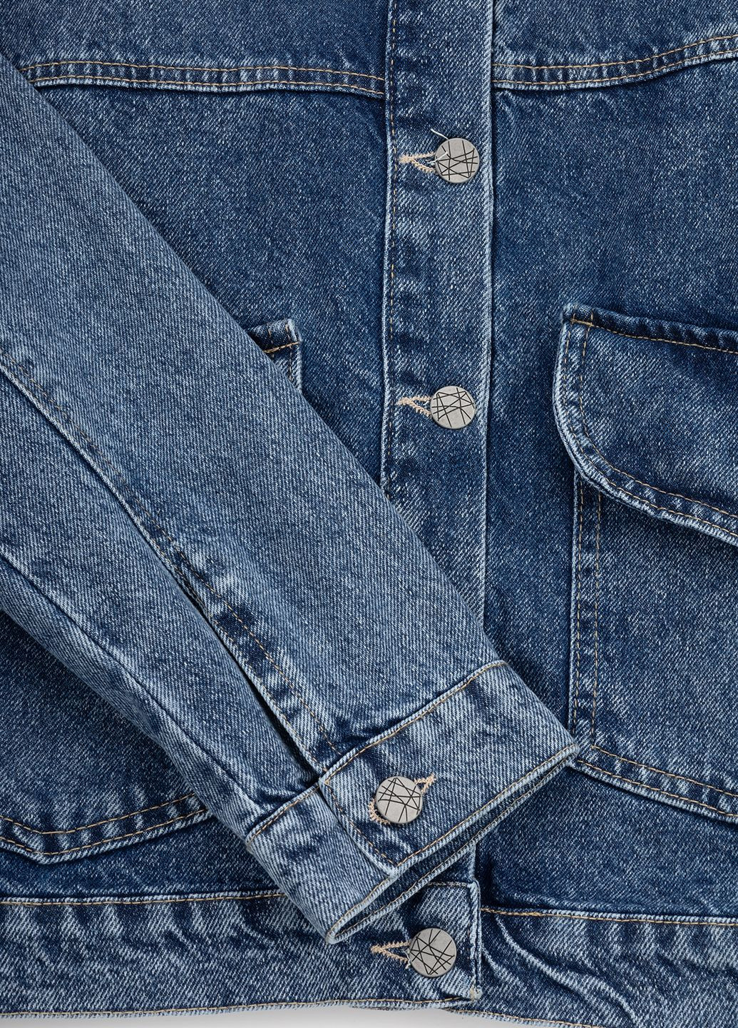 Синяя демисезонная куртка джинсовая NOA noa