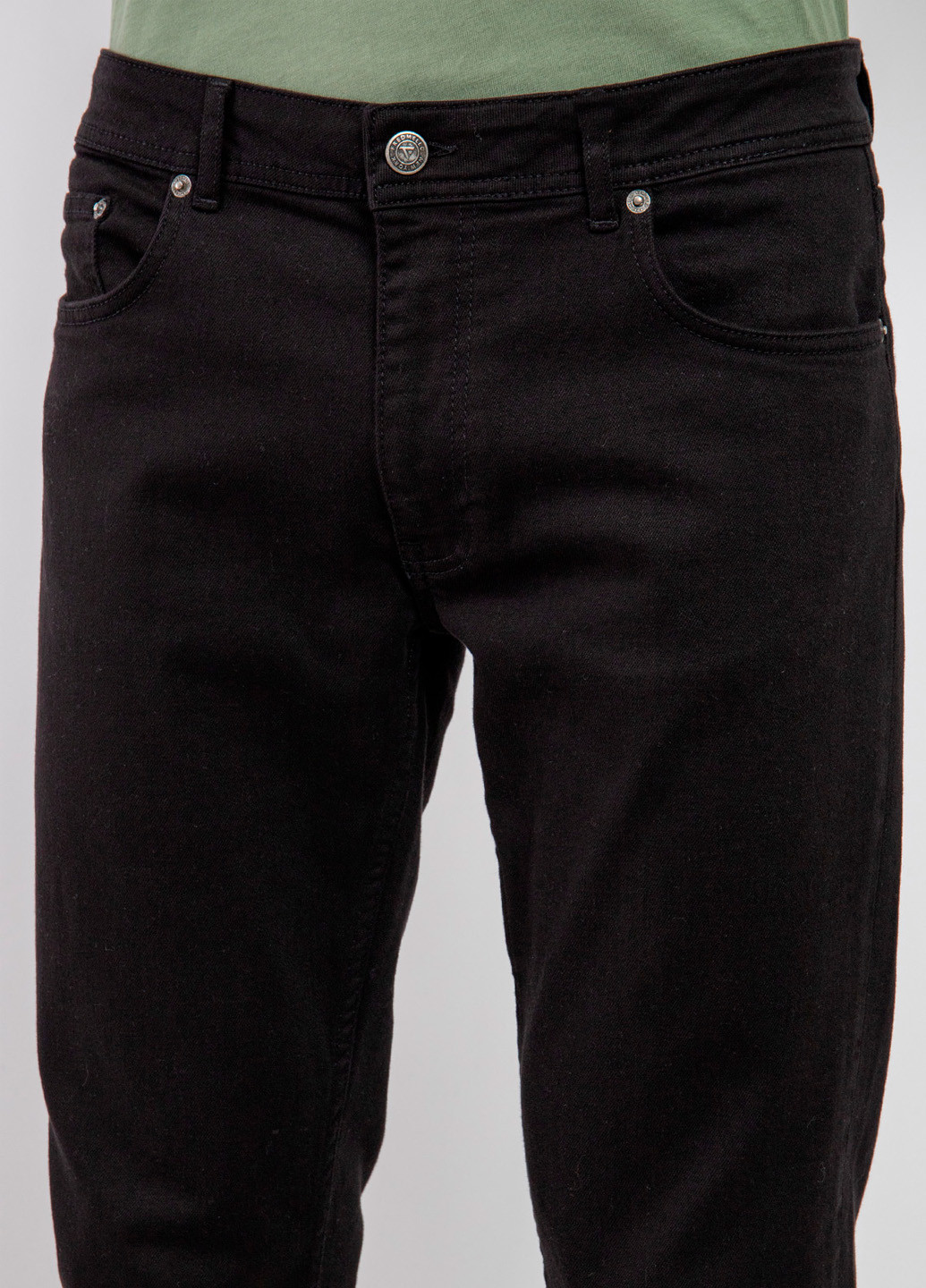 Черные демисезонные джинсы Fred Mello