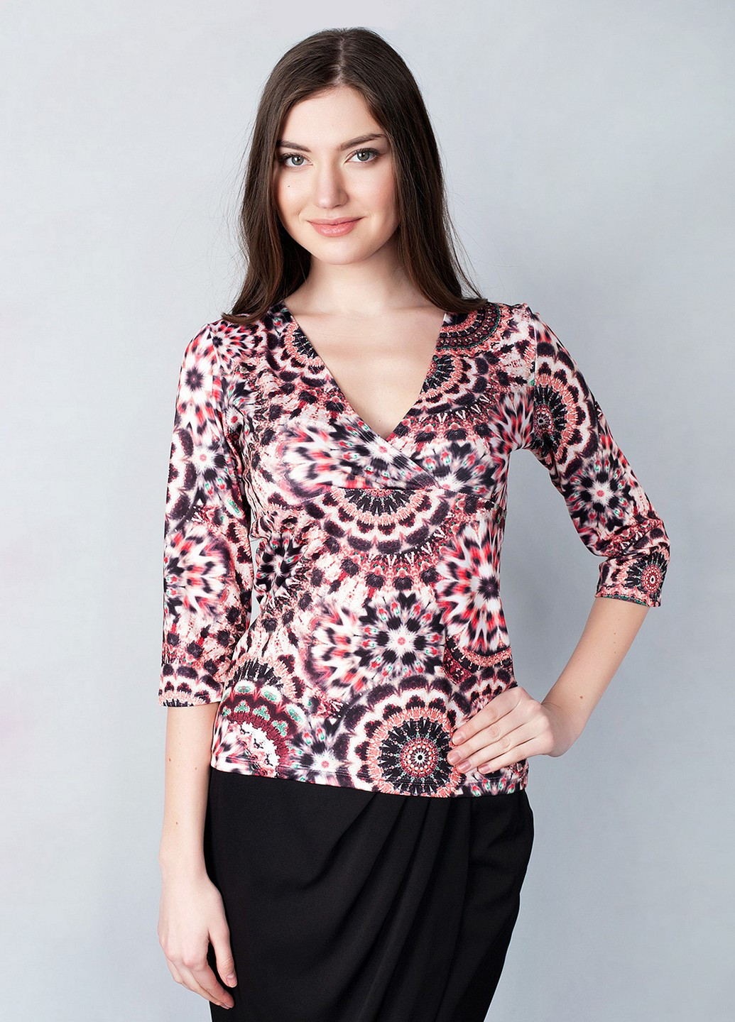 Комбинированная блуза Meggi