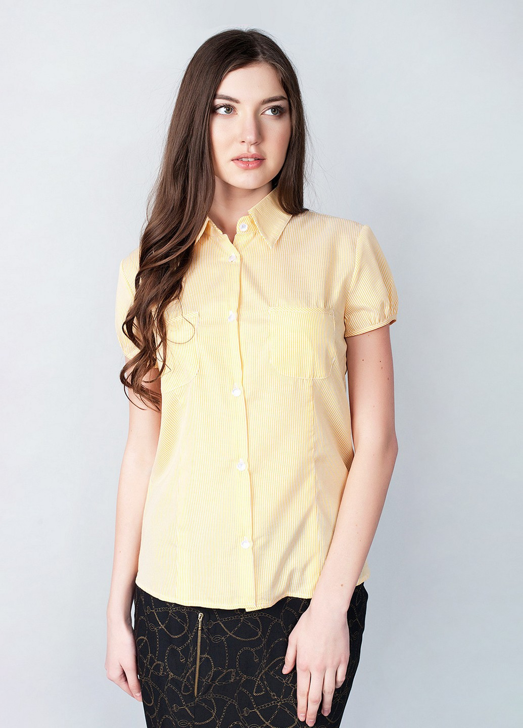 Жовта літня блуза Meggi