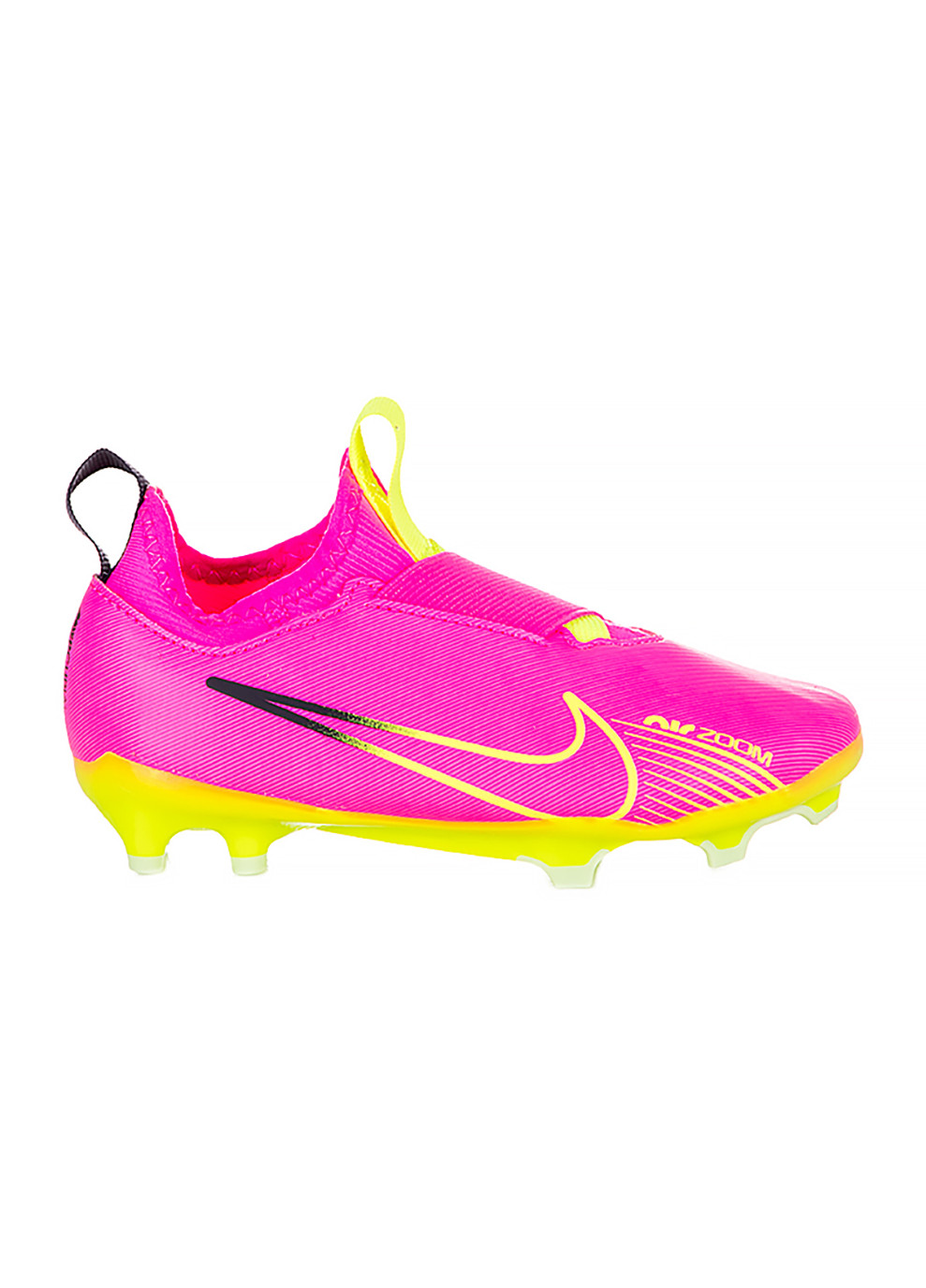 Розовые ские бутсы jr zoom vapor 15 academy fg/mg розовый Nike