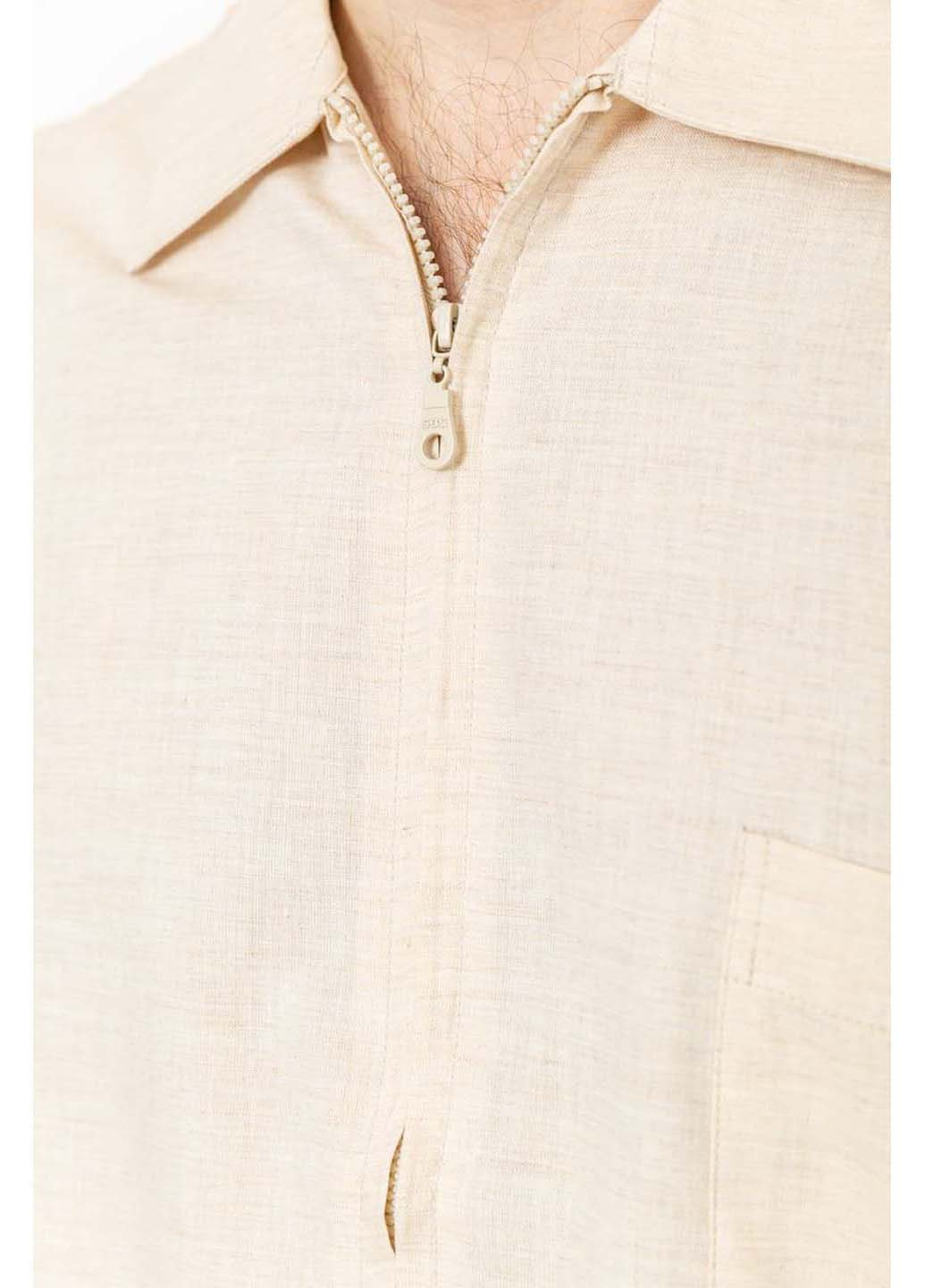 Светло-бежевая кэжуал рубашка Ager