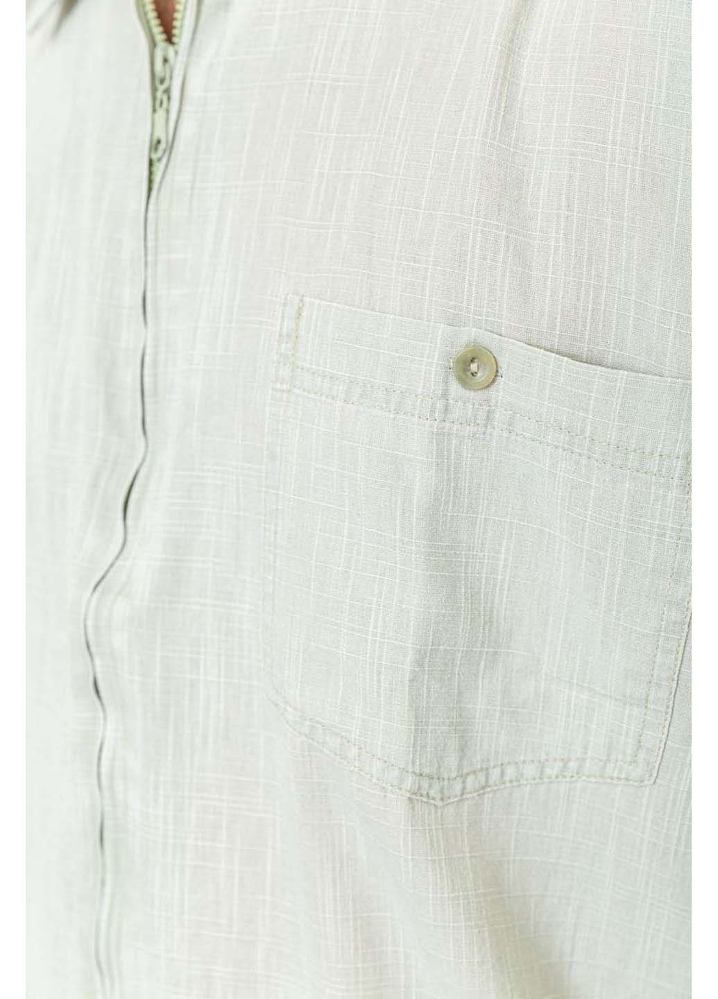 Оливковая кэжуал рубашка Ager