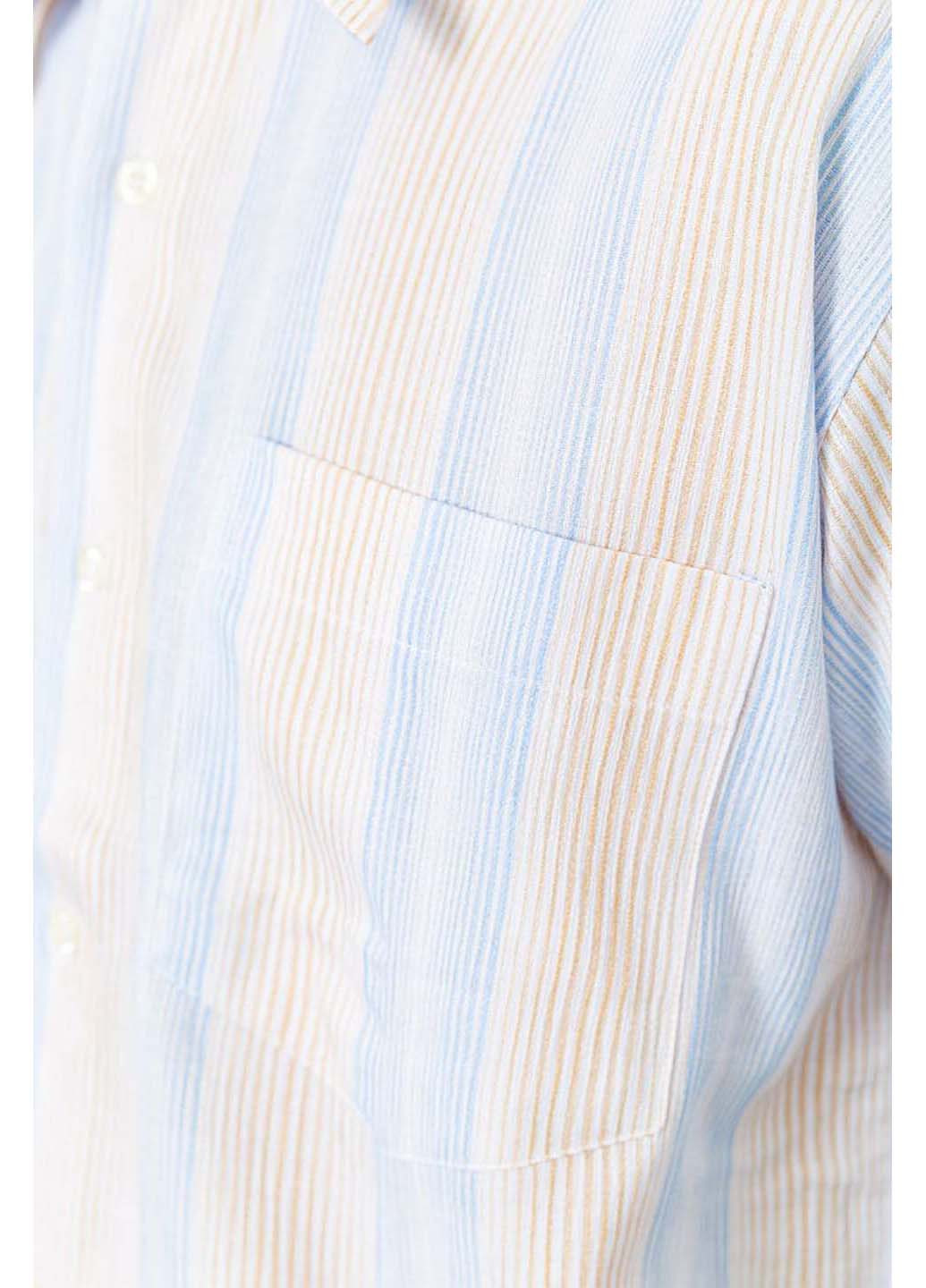 Цветная кэжуал рубашка в полоску Ager