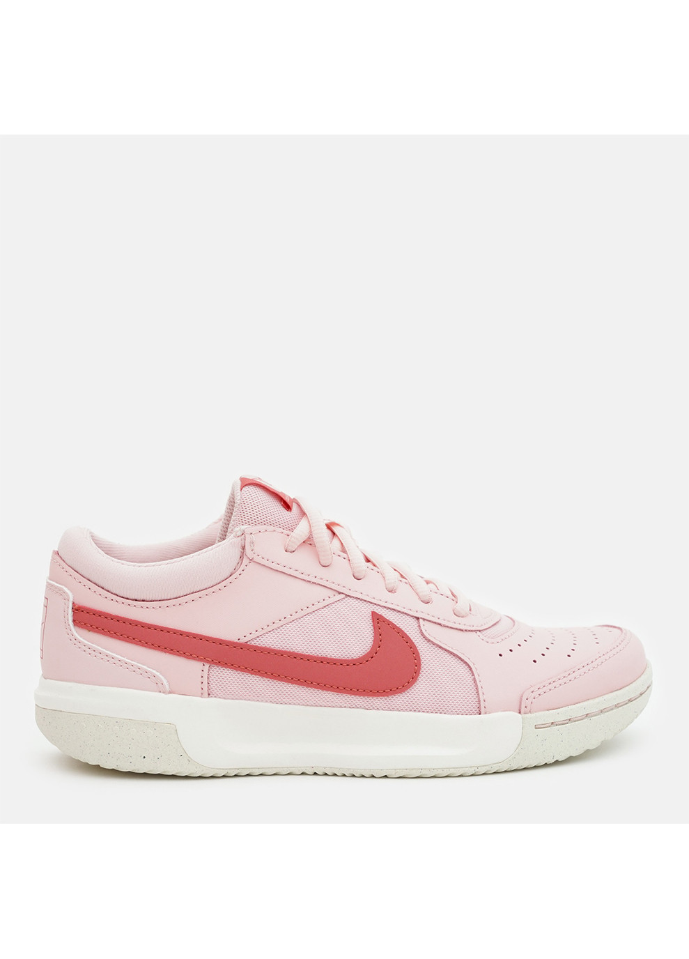 Розовые демисезонные женские кроссовки zoom court lite 3 розовый Nike
