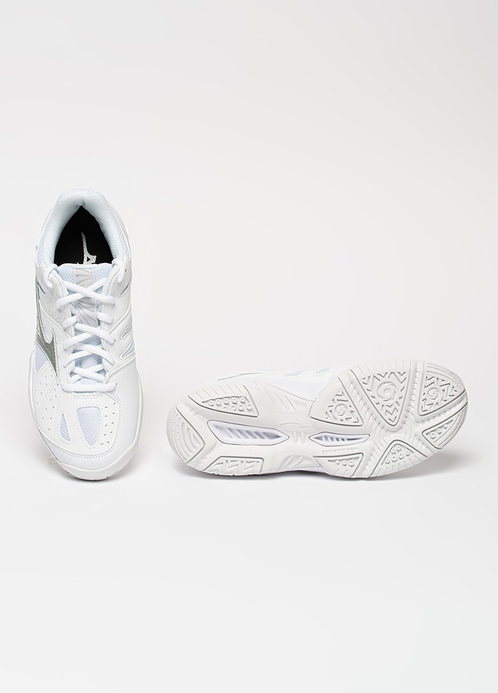 Жіночі кросівки BREAK SHOT 2 AC білий/сірий Mizuno комбіновані демісезони (262600206)