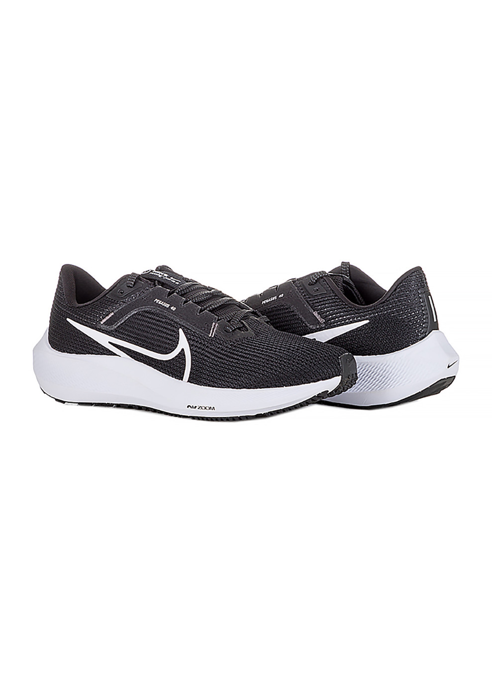 Черные демисезонные женские кроссовки air zoom pegasus черный Nike