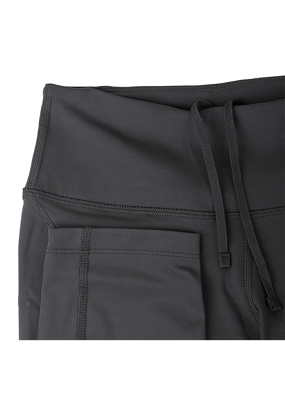 Черные демисезонные женские леггинсы w nk df fast crop черный Nike