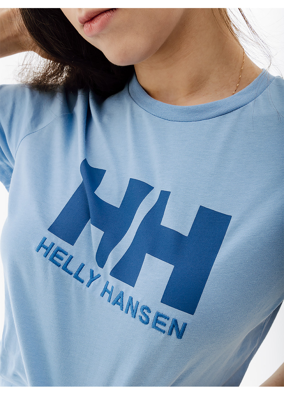 Жіноча Футболка HELY HANSEN W HH LOGO T-SHIRT Блакитний Helly Hansen - (262599898)