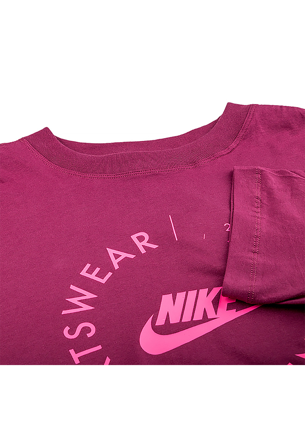 Розовая демисезон женская футболка w nsw tee bf prnt su розовый Nike