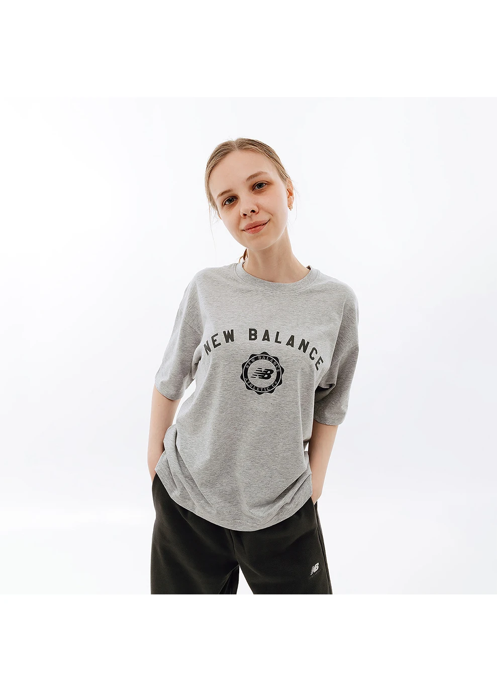 Жіноча Футболка Sport Varsity Сірий New Balance - (260946283)