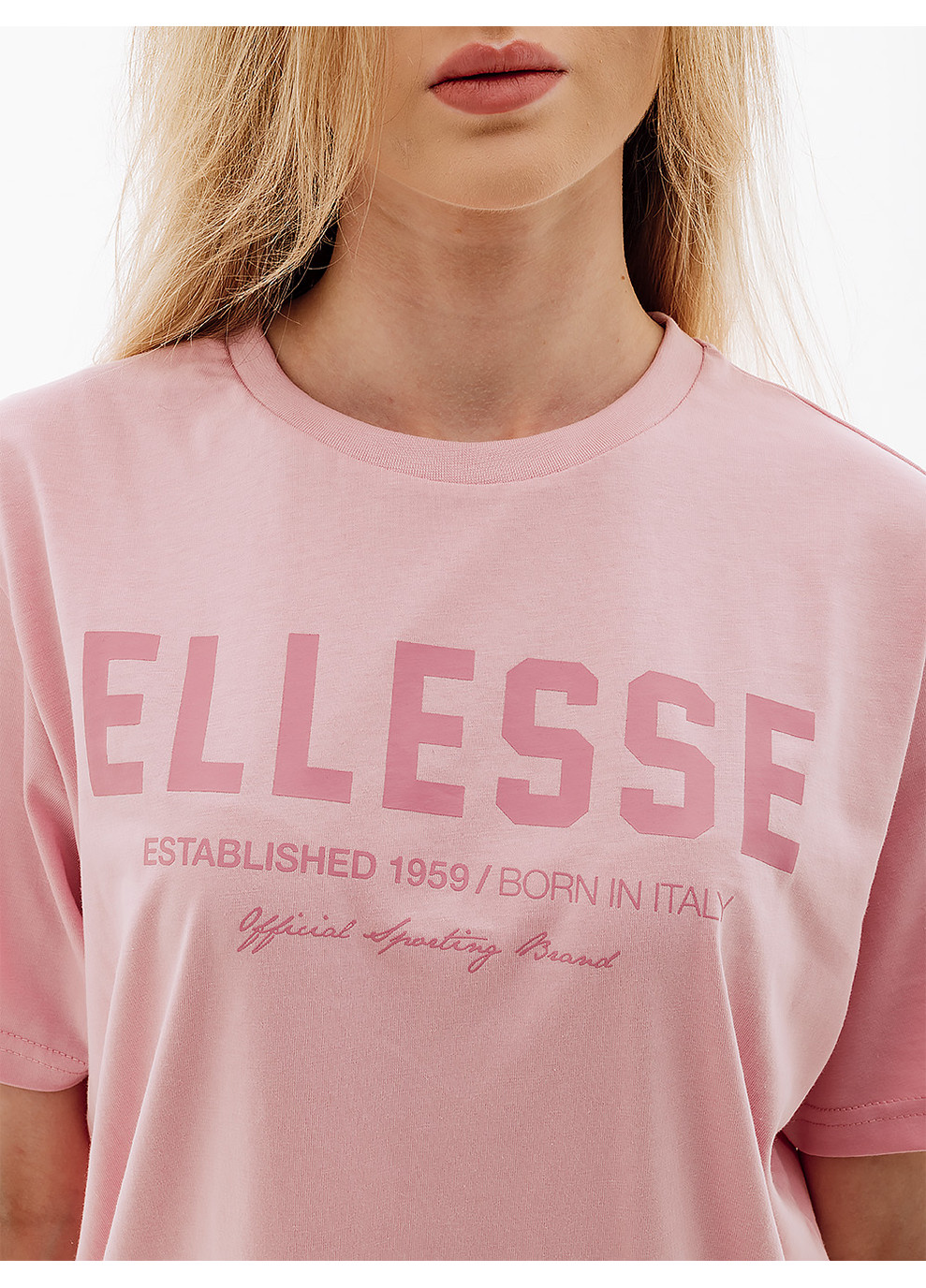 Рожева демісезон жіноча футболка loftini tee рожевий Ellesse