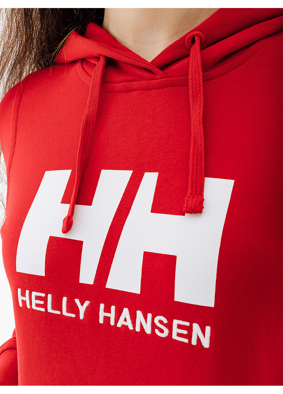 Женское Худи W HH LOGO HOODIE Красный Helly Hansen (262599900)