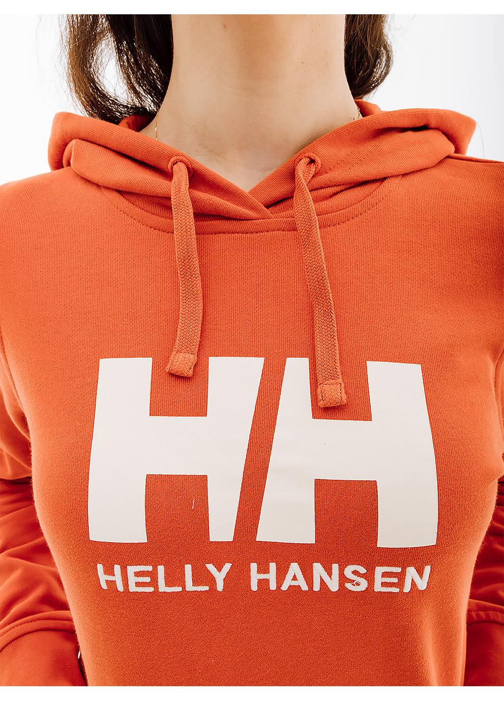 Женское Худи HELY HANSEN W HH LOGO HOODIE Оранжевый Helly Hansen (262599478)