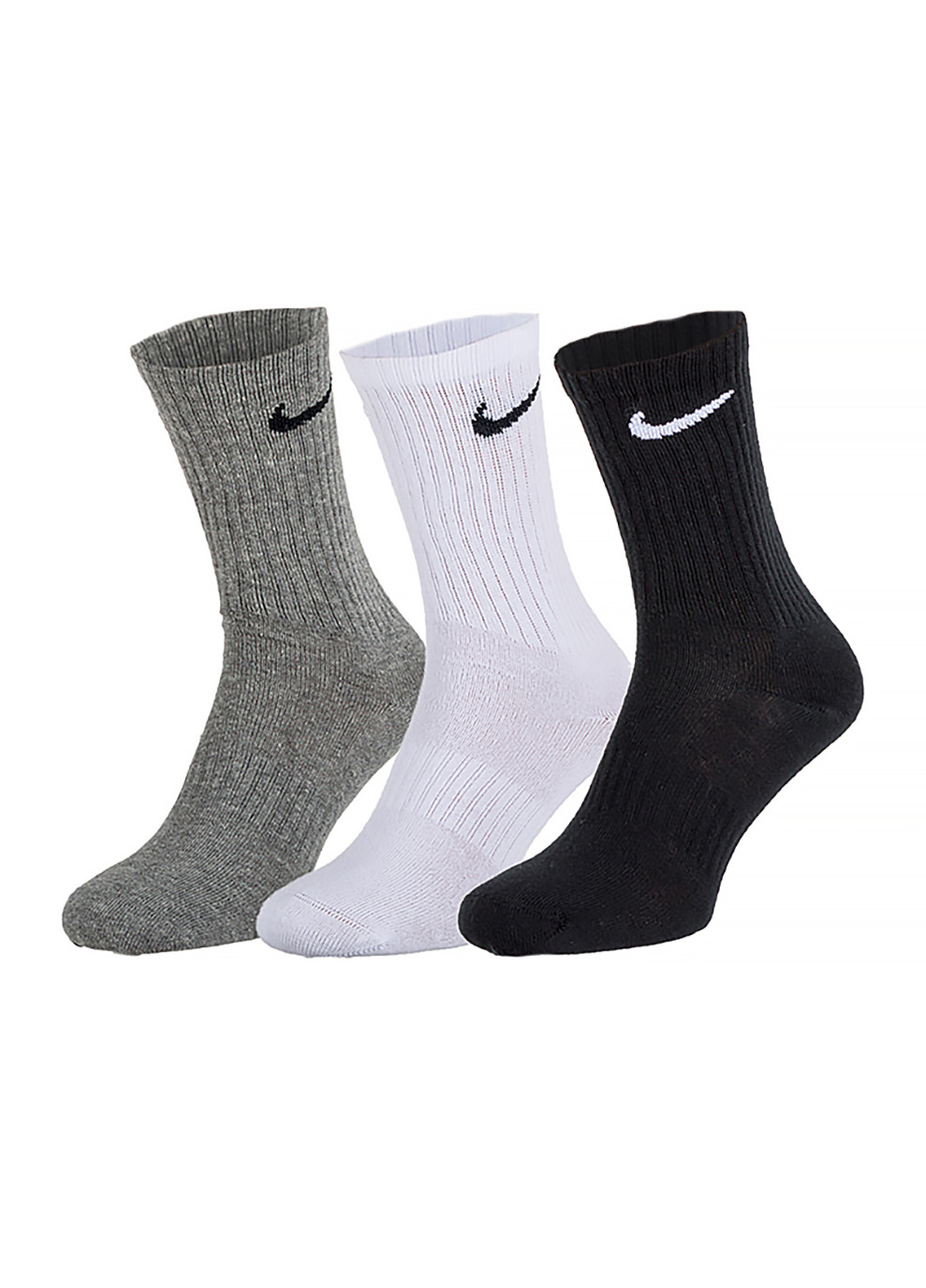 Чоловічі Шкарпетки U NK EVERYDAY LTWT CREW 3PR Різнокольоровий Nike (262599719)