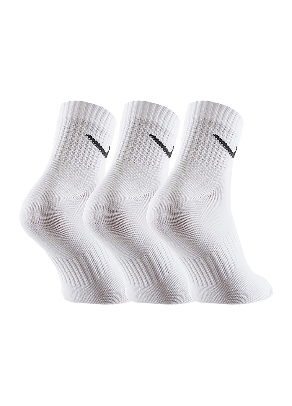Чоловічі Шкарпетки U NK ED LTWT ANKLE 3P 132 Білий Nike (262599718)