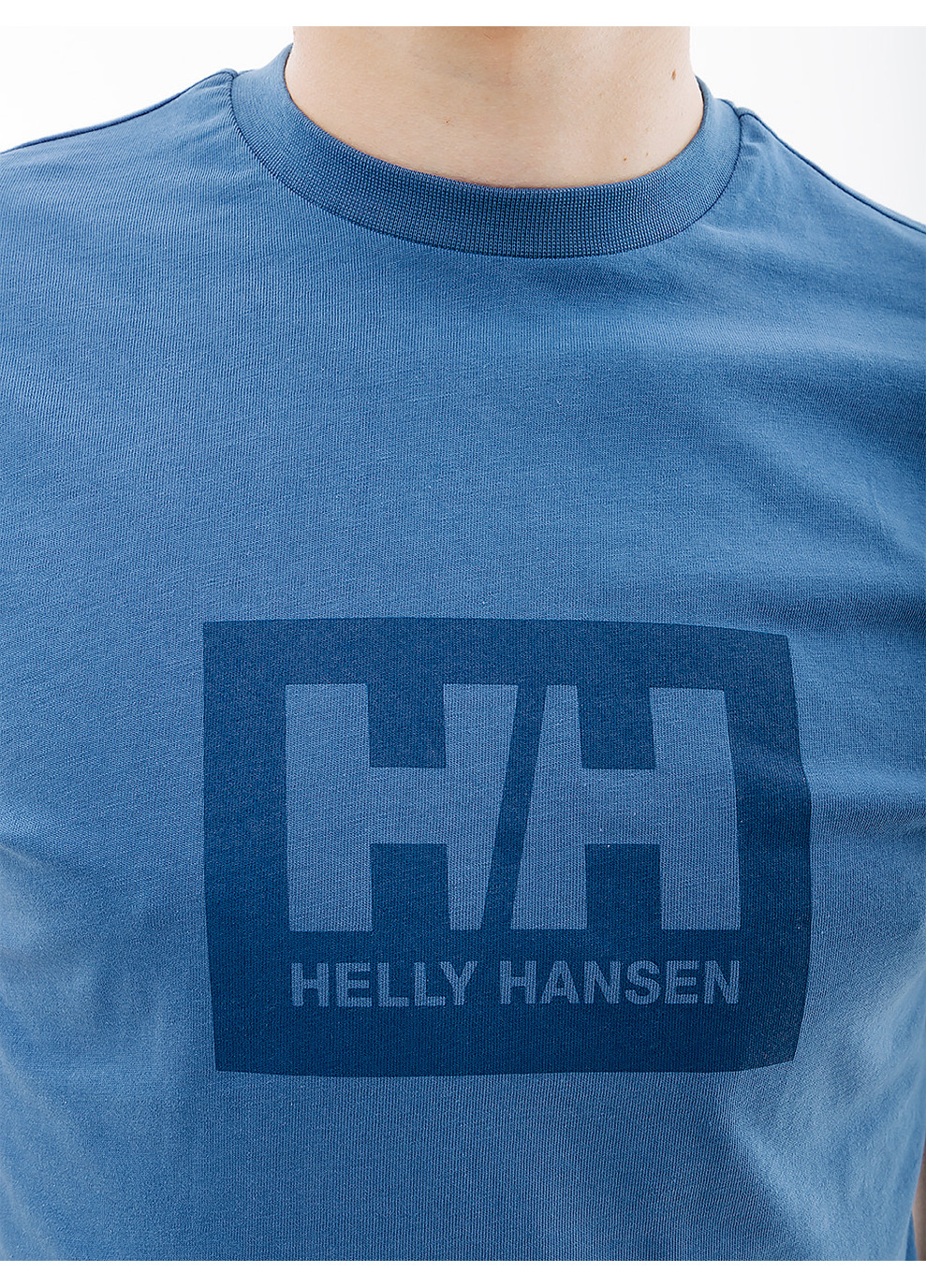 Синяя мужская футболка hh box t синий Helly Hansen