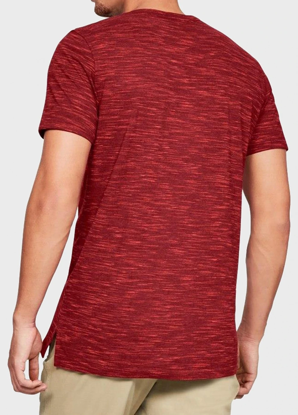 Червона футболка under armourportstyle core v neck tee червоний Under Armour