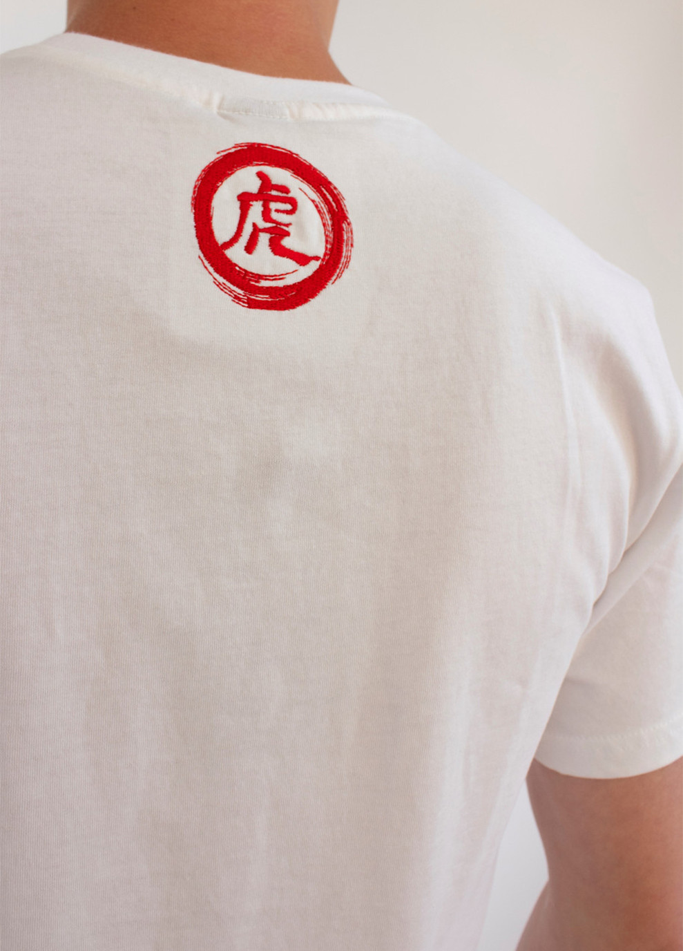 Комбінована чоловіча футболка tiger force white No Brand