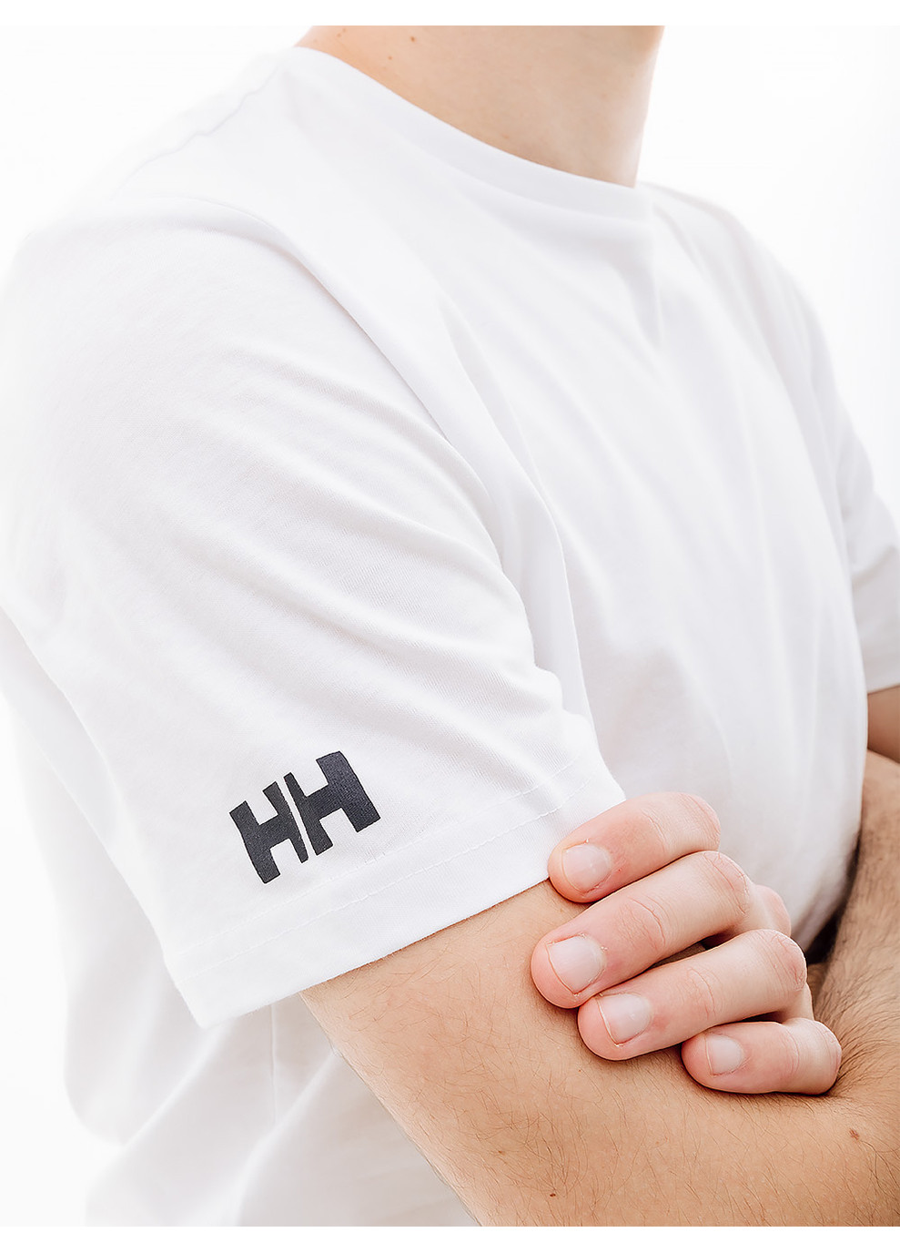 Біла чоловіча футболка horeline t-shirt 2.0 білий Helly Hansen