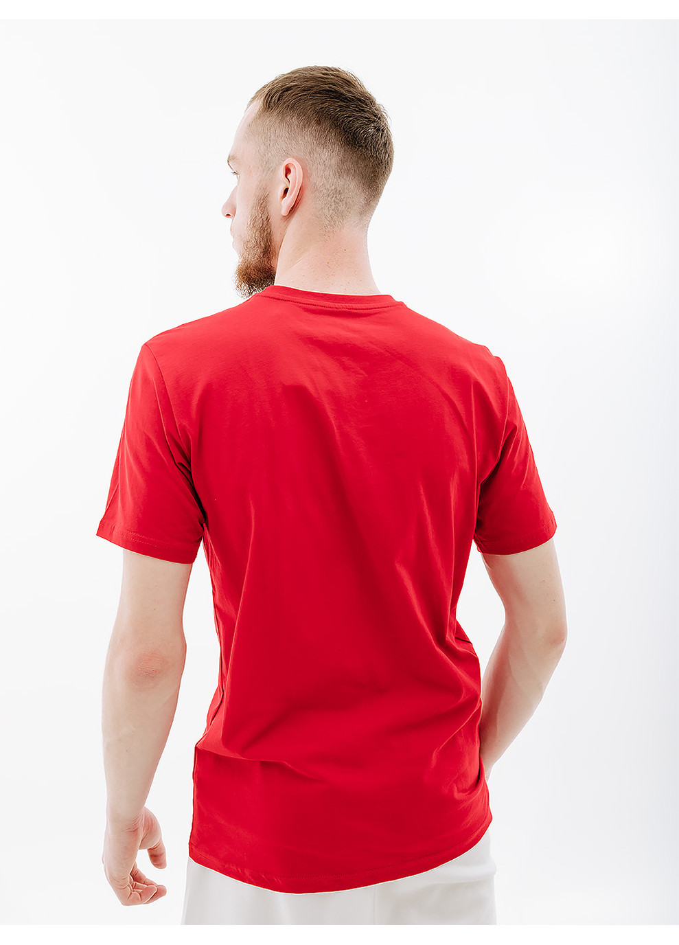 Красная мужская футболка hhogo t-shirt красный Helly Hansen