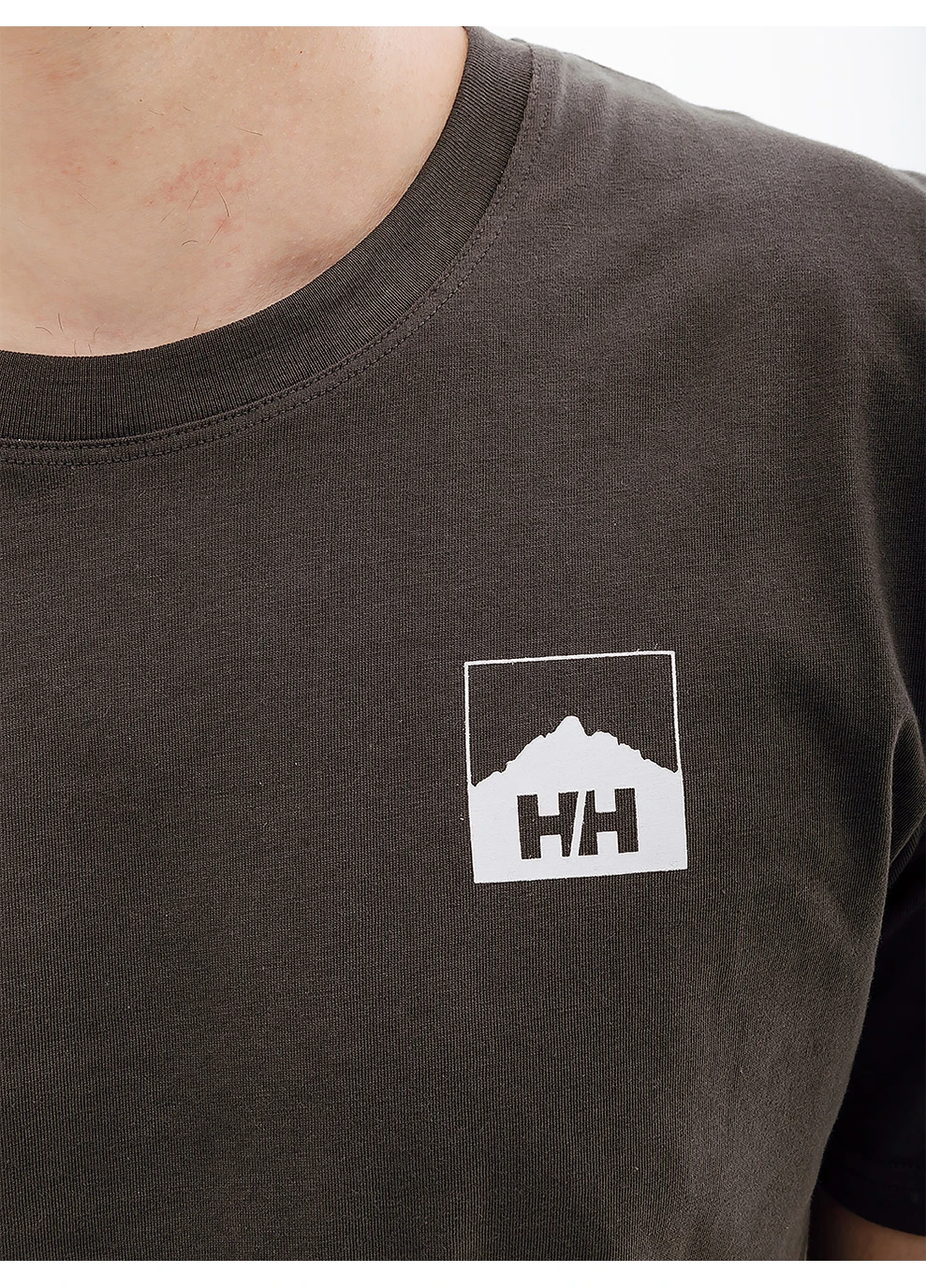 Серая мужская футболка nord graphic hh t-shirt серый Helly Hansen