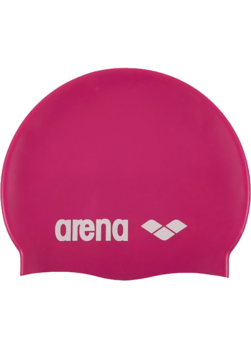 Шапка для плавання CLASSIC SILICONE Фуксія, Білий Уні Arena (262599937)