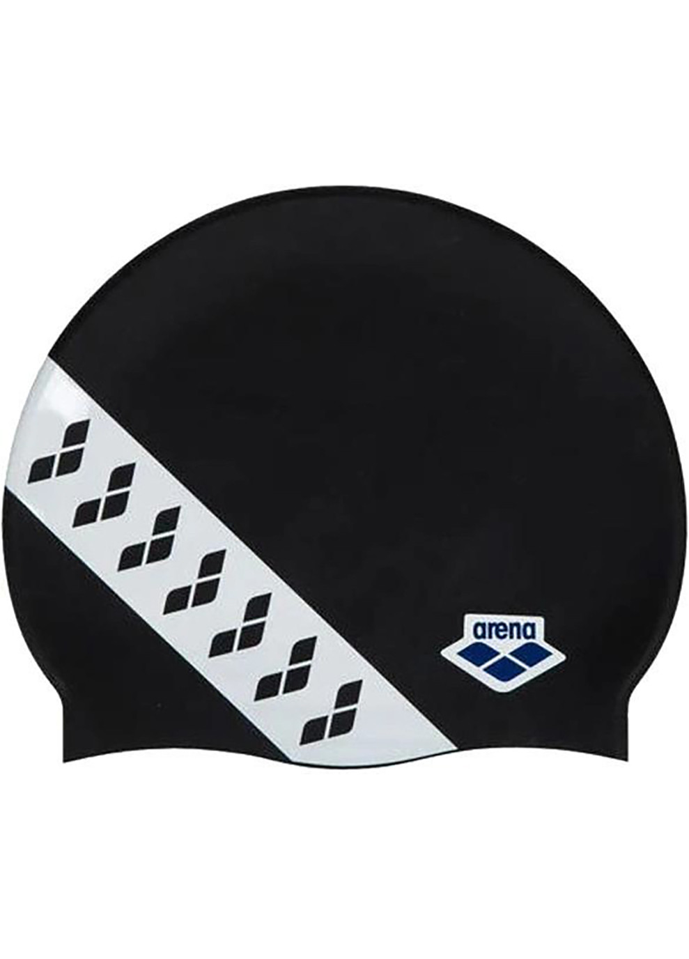 Шапка для плавания ICONS TEAM STRIPE CAP черный, белый Уни Arena (262599158)