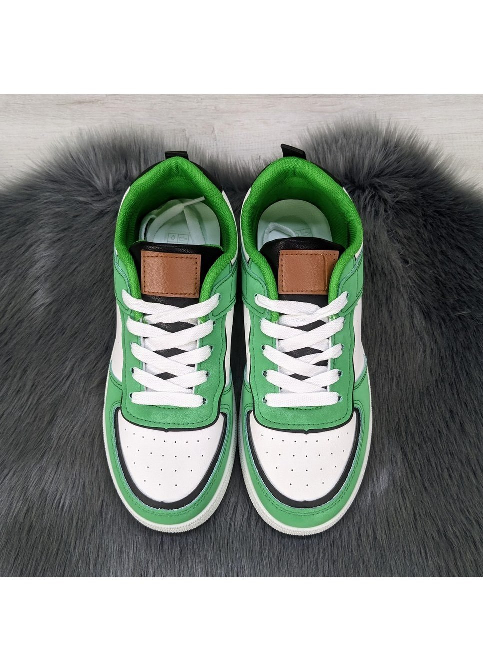 Кроссовки кеды женские SWIN SHOES зелёные демисезоны (262596870)