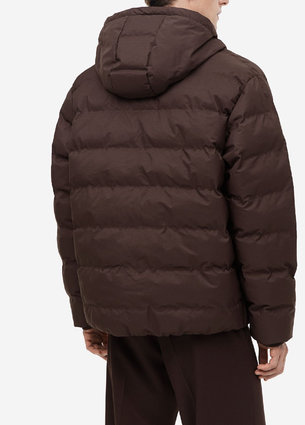 Коричнева зимня куртка H&M