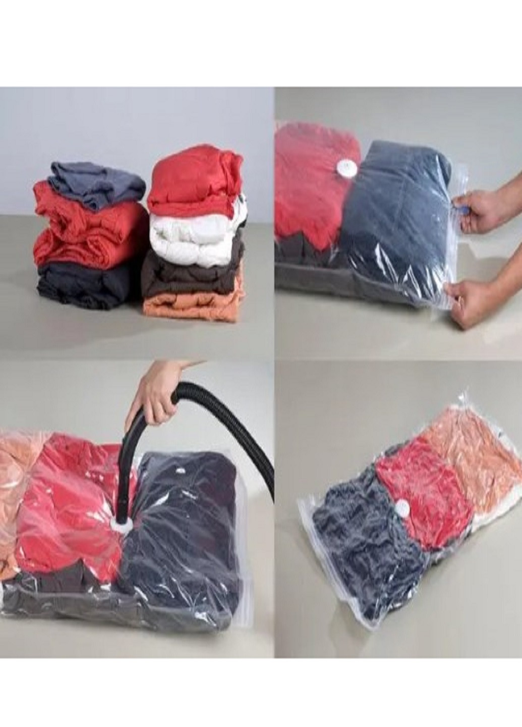 Вакуумний пакет мішок VACUUM BAG 60*80 см для зберігання одягу речей VTech (262448818)