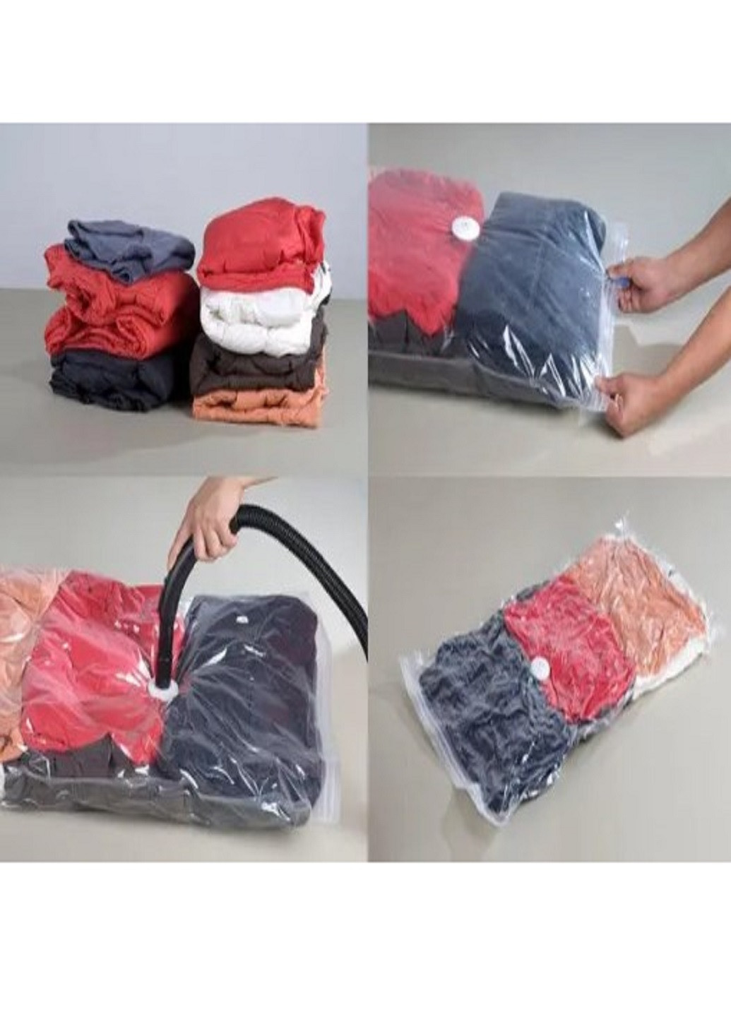 Вакуумний пакет мішок VACUUM BAG 70*100 см для зберігання одягу речей VTech (262454241)