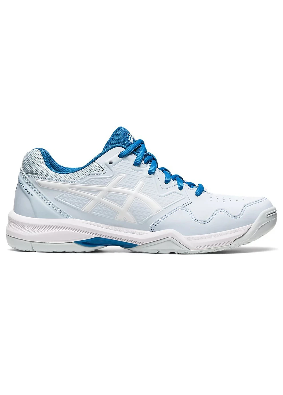 Женские кроссовки Gel-Dedicate 7 голубой Asics голубые демисезоны (262451696)