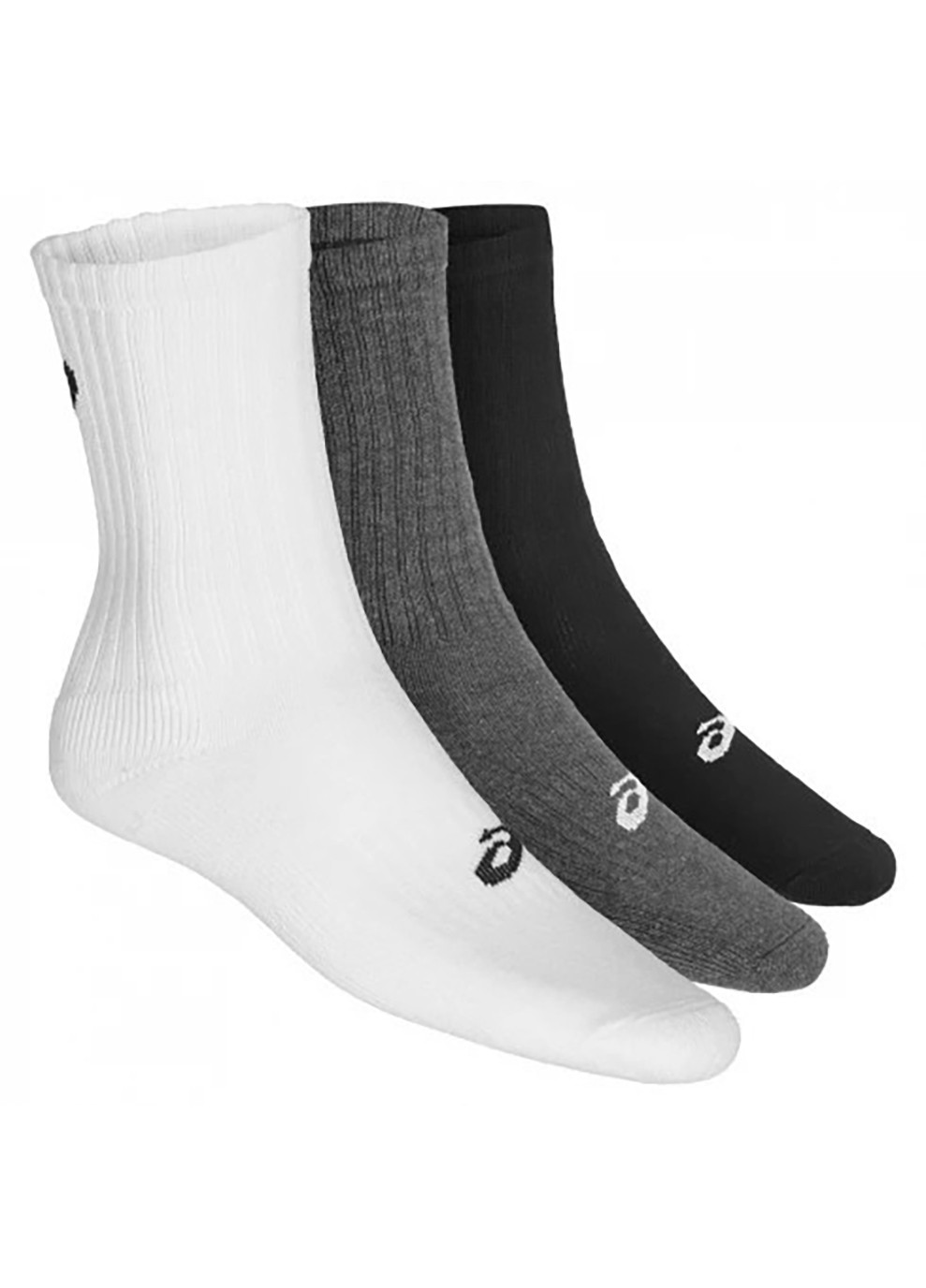 Шкарпетки 3PPK CREW Чорний, Сірий, Білий Asics (262451712)