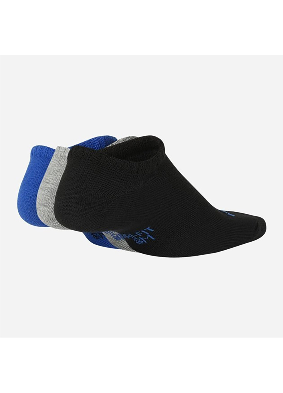 Шкарпетки Y NK EVERYDAY LTWT NS 3PR - HB чорний, сірий, синій Жін Nike (262451608)