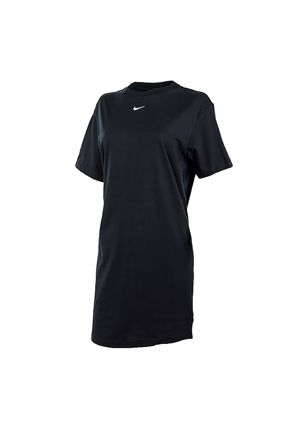 Чорна спортивна жіноче сукня w nsw essnt rib dress bycn чорний Nike однотонна