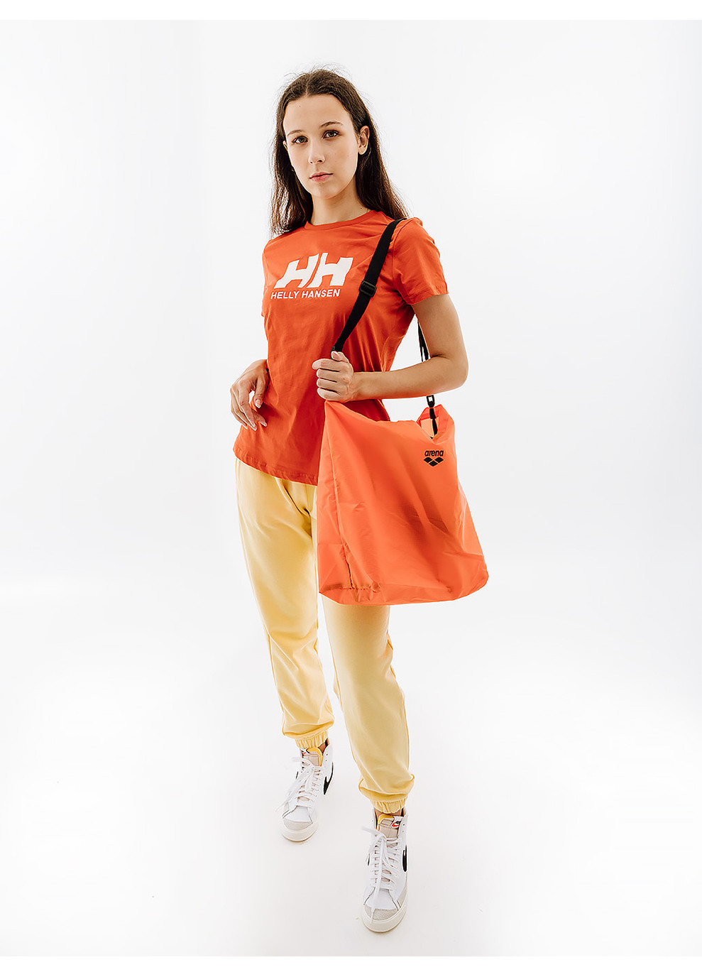 Женская Футболка HELY HANSEN W HH LOGO T-SHIRT Оранжевый Helly Hansen - (262451002)