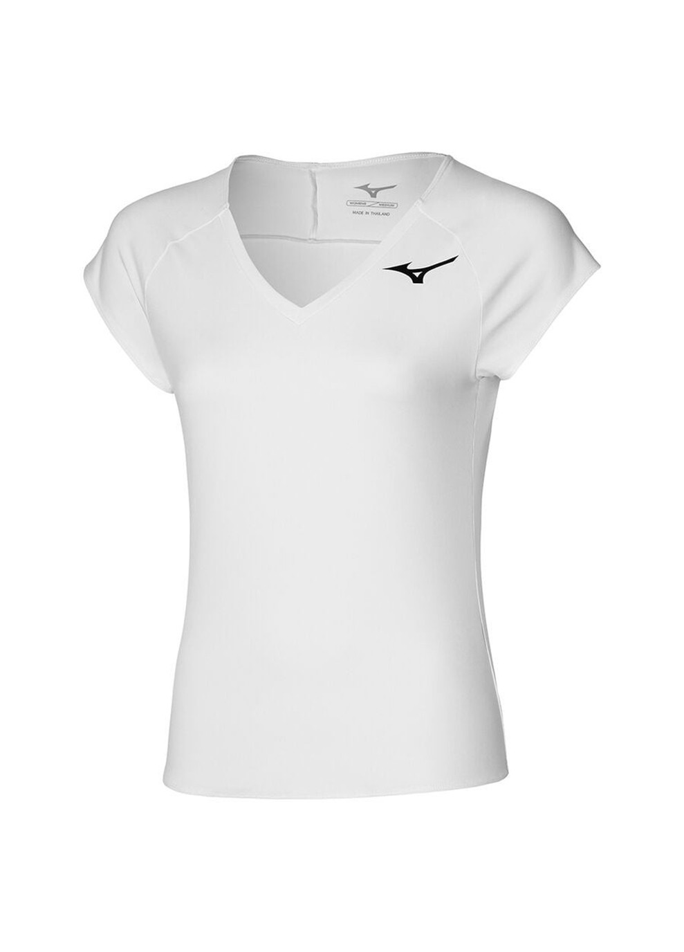 Белая демисезон женская футболка tee белый 62ga1211-01 Mizuno