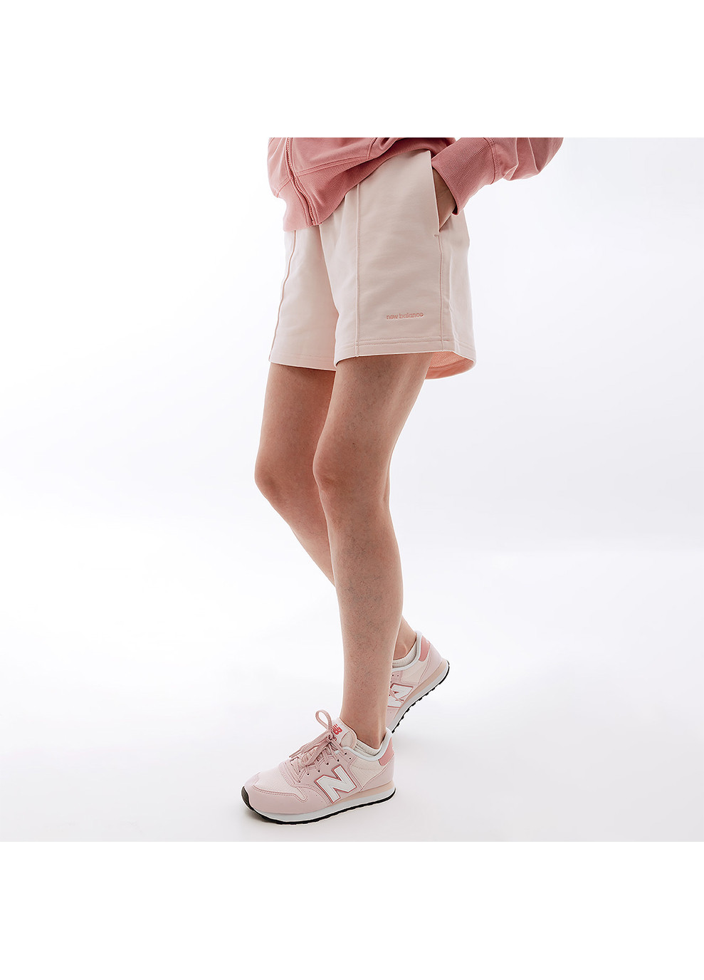 Жіночі Шорти Athletics Nature State Рожевий New Balance (260956368)