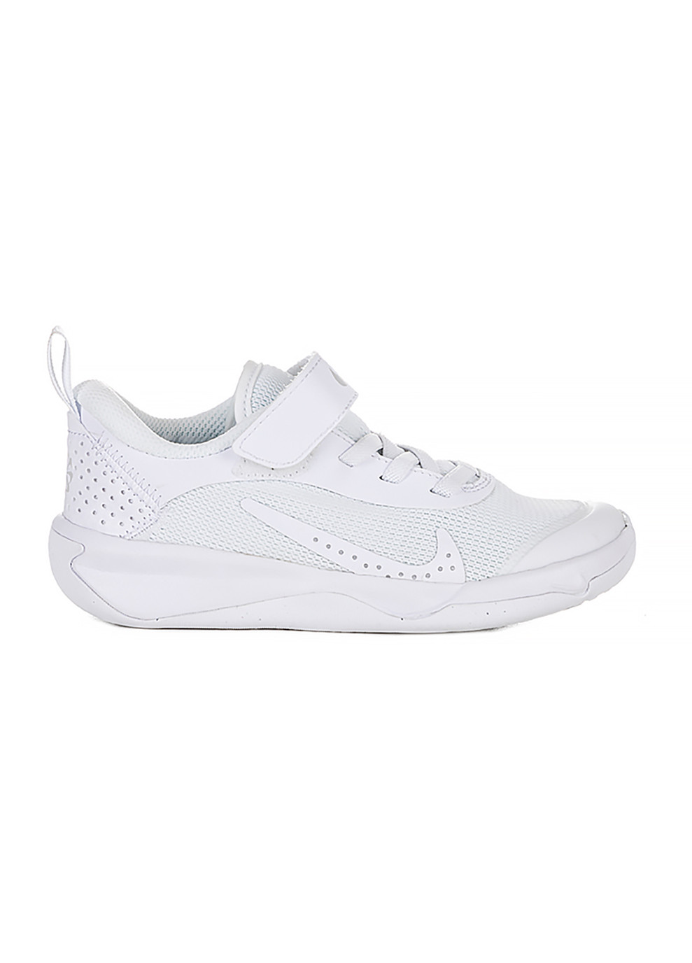 Белые демисезонные детские кроссовки omni multi-court (ps) белый Nike