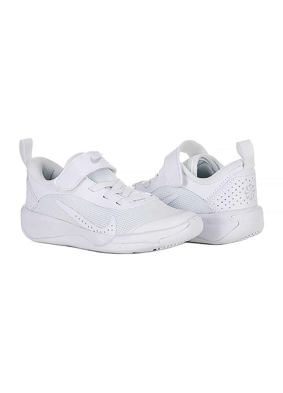 Білі Осінні дитячі кросівки omni multi-court (ps) білий Nike