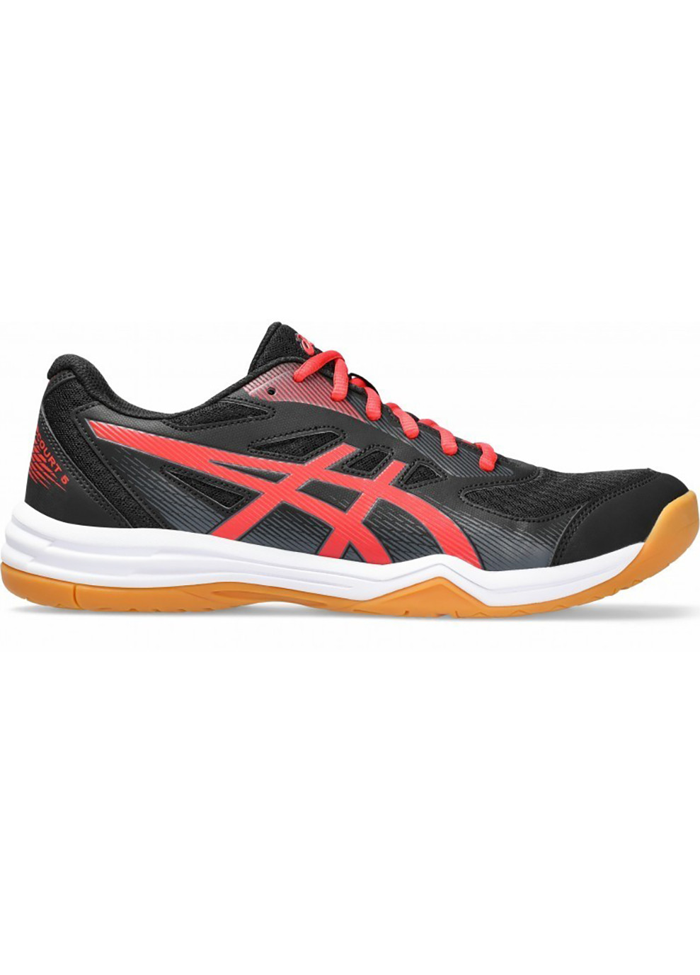 Цветные демисезонные мужские кроссовки upcourt 5 черный, красный Asics